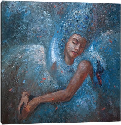 Swan Princess Canvas Art Print - Tatiana Nikolaeva