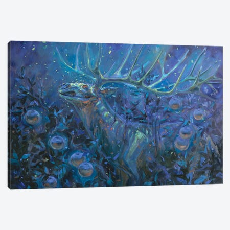 Twilight Deer Canvas Print #TNV90} by Tatiana Nikolaeva Canvas Art Print
