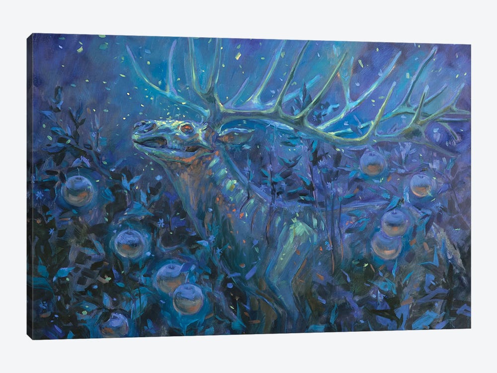 Twilight Deer by Tatiana Nikolaeva 1-piece Canvas Print