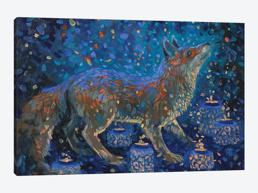 Magic Fox by Tatiana Nikolaeva 1-piece Canvas Art Print