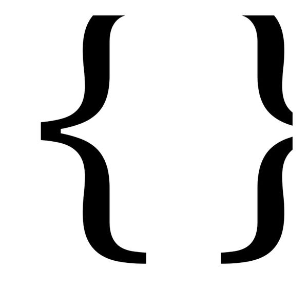 Punctuation: brackets2 by 5by5collective