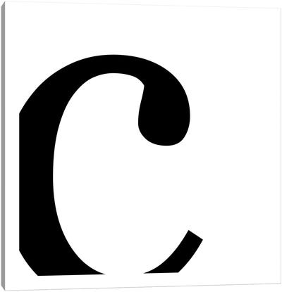 C2 Canvas Art Print - Letter C