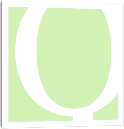 Q3 Canvas Art Print - Letter Q