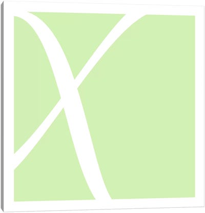 X3 Canvas Art Print - Letter X