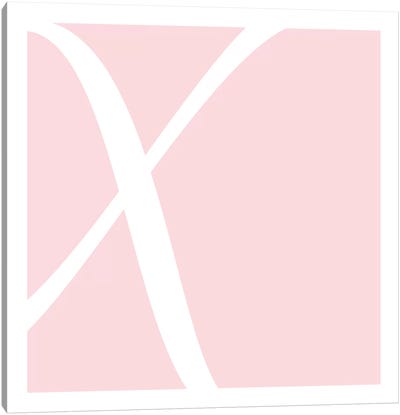 X4 Canvas Art Print - Letter X