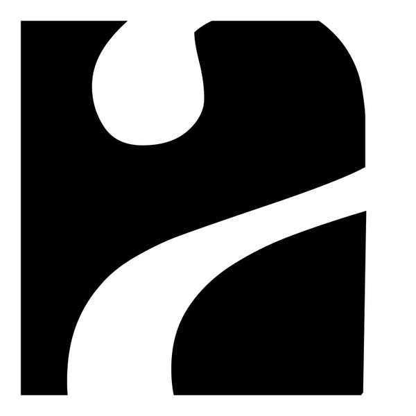 Alphabet: Lower Case "A" in White with Black Background by 5by5collective