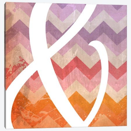 Blah Stain Ampersand Canvas Print #TOA203} by 5by5collective Canvas Art