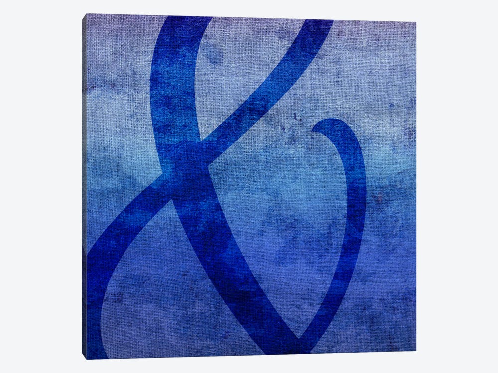 Blue to Purple Ampersand by 5by5collective 1-piece Art Print