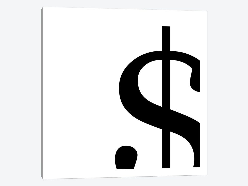dollar sign2 by 5by5collective 1-piece Canvas Art