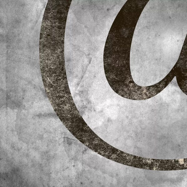 Silver: Silver Fade At-Sign by 5by5collective