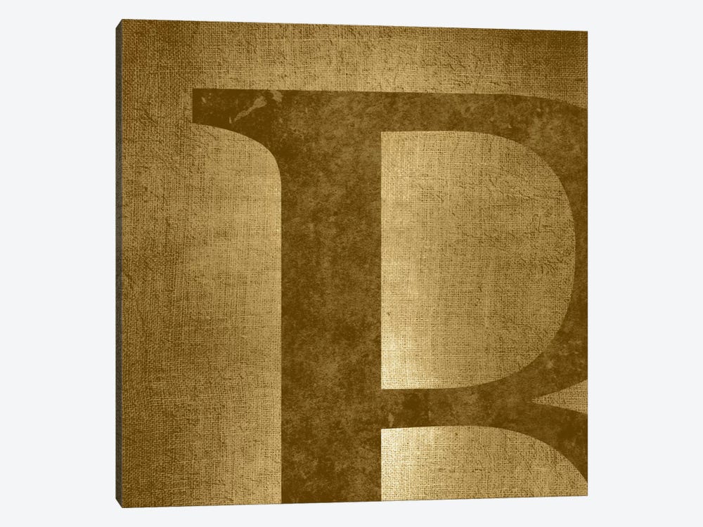 B-Gold Shimmer by 5by5collective 1-piece Canvas Artwork