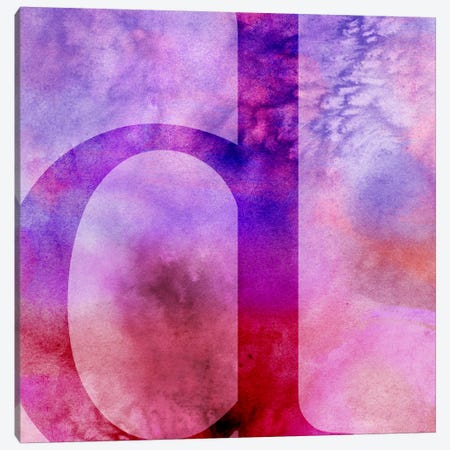D-Purple Canvas Print #TOA247} by 5by5collective Canvas Print