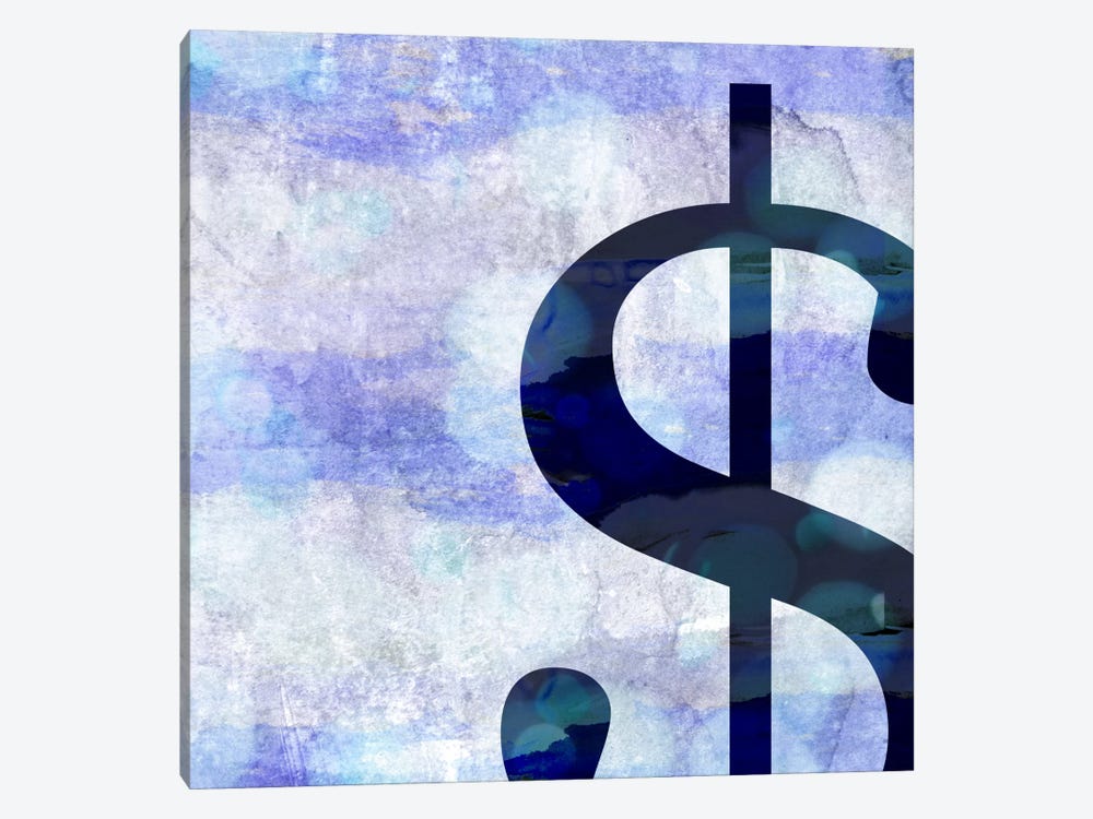 dollar sign-Hazy by 5by5collective 1-piece Canvas Art Print