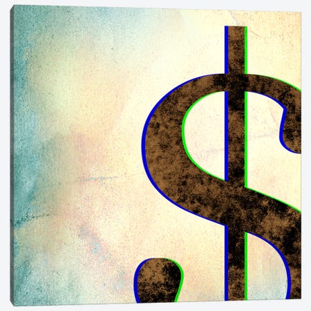 dollar sign-Insta Canvas Print #TOA251} by 5by5collective Art Print