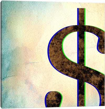 dollar sign-Insta Canvas Art Print - Money Art