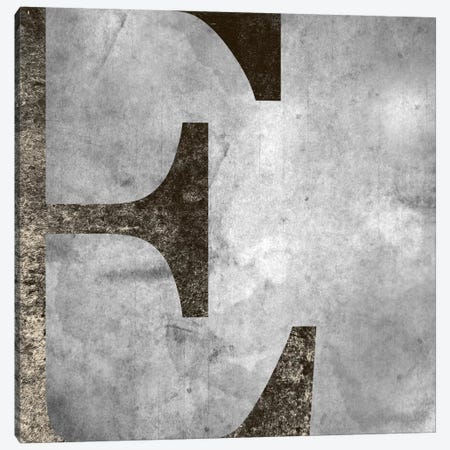 E-Silver Fading Canvas Print #TOA260} by 5by5collective Canvas Artwork