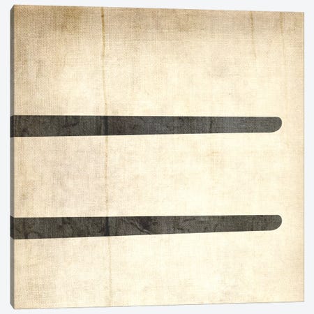 Equal-Bleached Linen Canvas Print #TOA264} by 5by5collective Canvas Print