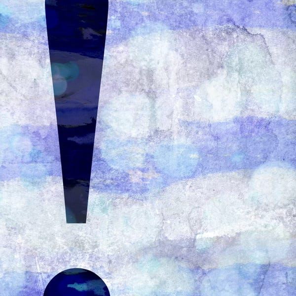 Punctuation: exclamation-Hazy by 5by5collective