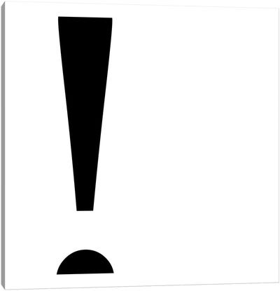 exclamation2 Canvas Art Print