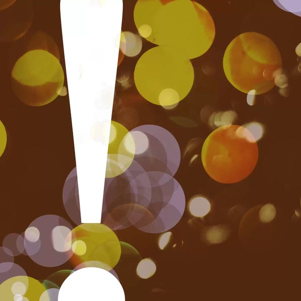 Punctuation: exclamation-Pearl by 5by5collective