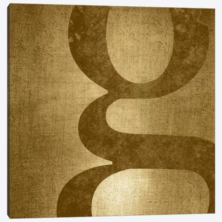 G-Gold Shimmer Canvas Print #TOA279} by 5by5collective Canvas Print