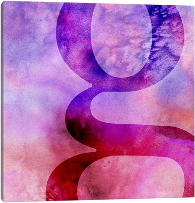 G-Purple Canvas Art Print - Letter G