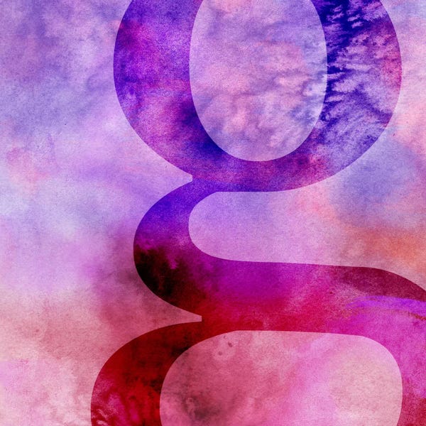 Alphabet: G-Purple by 5by5collective