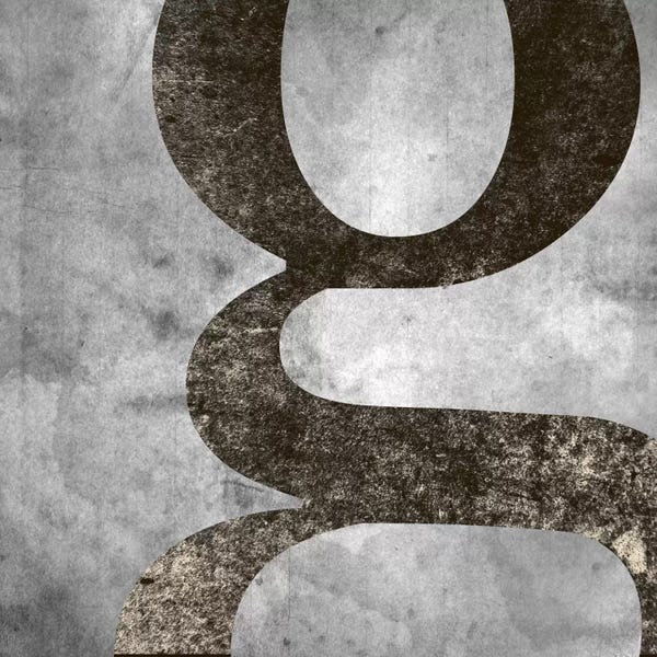 The Letter G: G-Silver Fading by 5by5collective