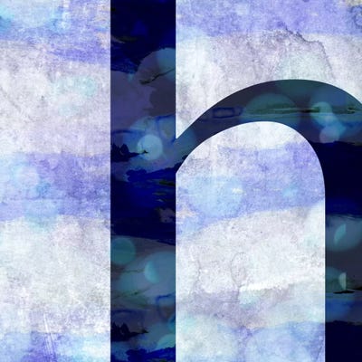 H-Hazy by 5by5collective canvas print