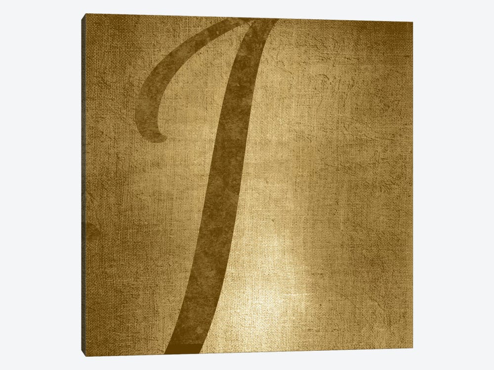 I-Gold Shimmer by 5by5collective 1-piece Canvas Art
