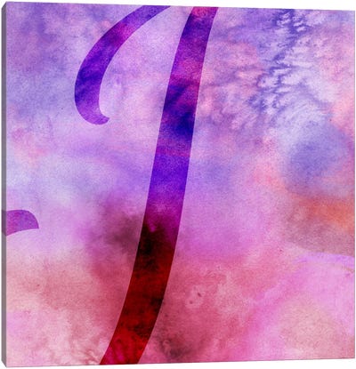 I-Purple Canvas Art Print