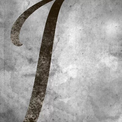 I-Silver Fading by 5by5collective canvas print