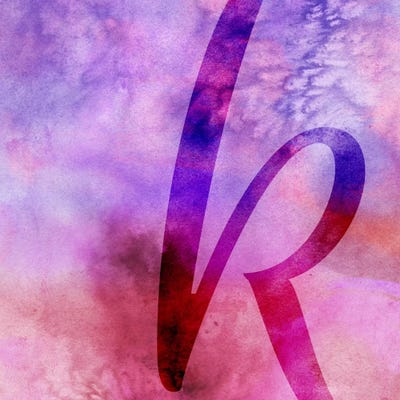 K-Purple by 5by5collective canvas print