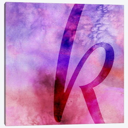K-Purple Canvas Print #TOA313} by 5by5collective Canvas Artwork