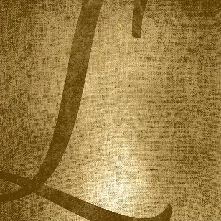 L-Gold Shimmer by 5by5collective wall art