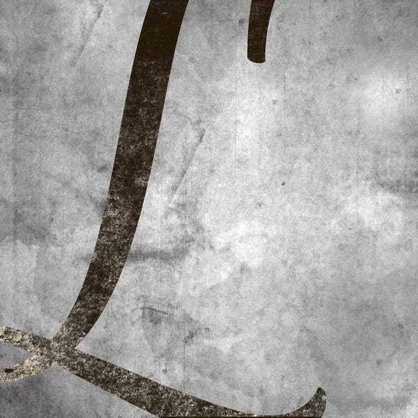 The Letter L: L-Silver Fading by 5by5collective