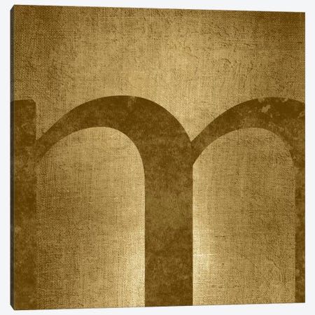 M-Gold Shimmer Canvas Print #TOA321} by 5by5collective Canvas Print