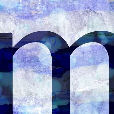 M-Hazy by 5by5collective art print