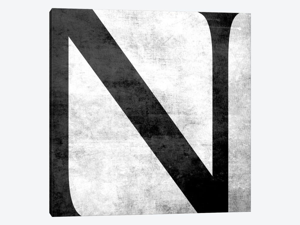 N-B&W Scuff by 5by5collective 1-piece Canvas Print