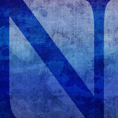 N-Blue To Purple Stain by 5by5collective art print