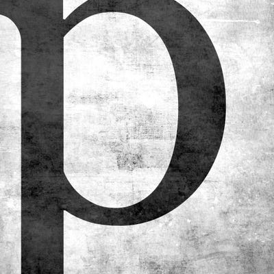 P-B&W Scuff by 5by5collective art print