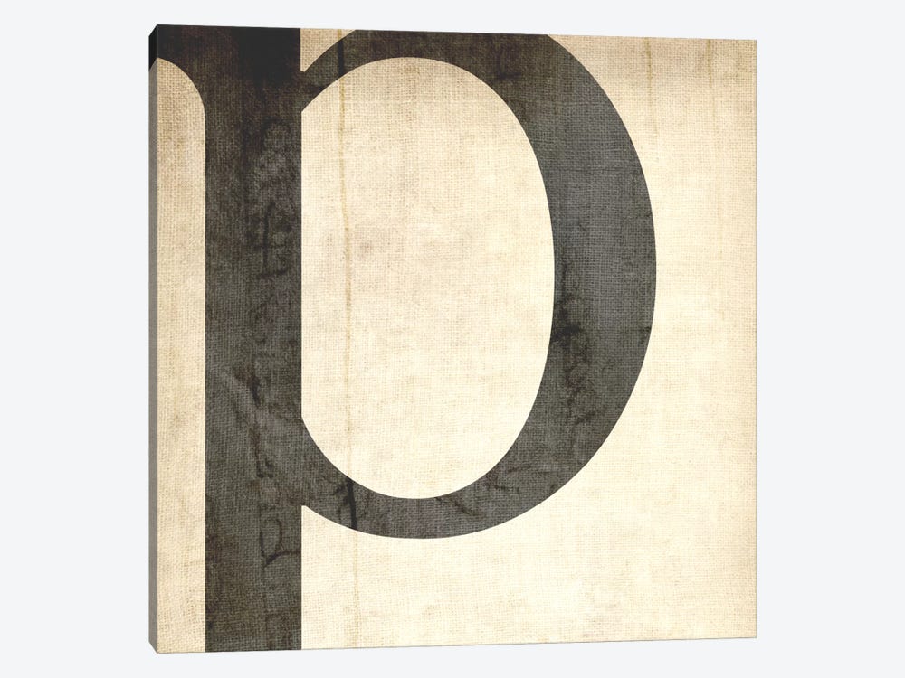 P-Bleached Linen by 5by5collective 1-piece Canvas Print