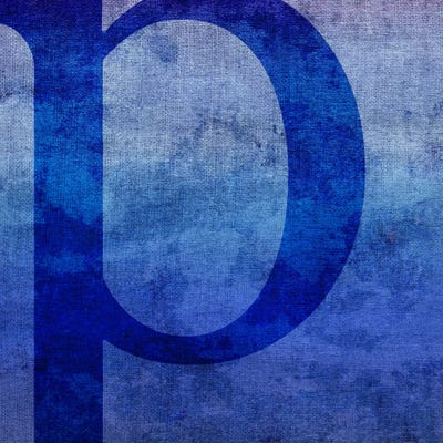 P-Blue To Purple Stain by 5by5collective art print