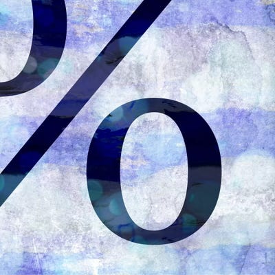 percent-Hazy by 5by5collective metal wall art