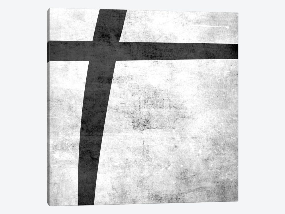 Plus-B&W Scuff by 5by5collective 1-piece Canvas Artwork