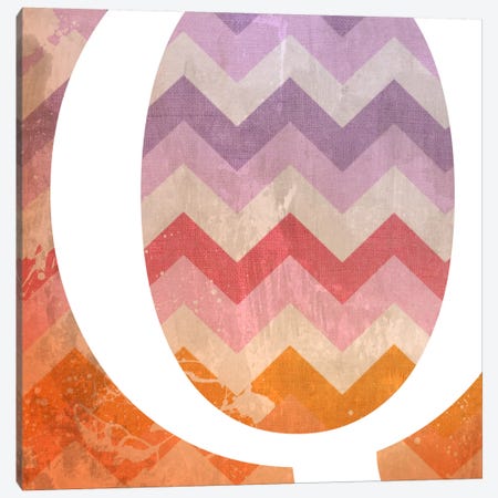 Q-Blah Stained Canvas Print #TOA365} by 5by5collective Canvas Artwork