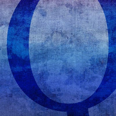 Q-Blue To Purple Stain by 5by5collective art print