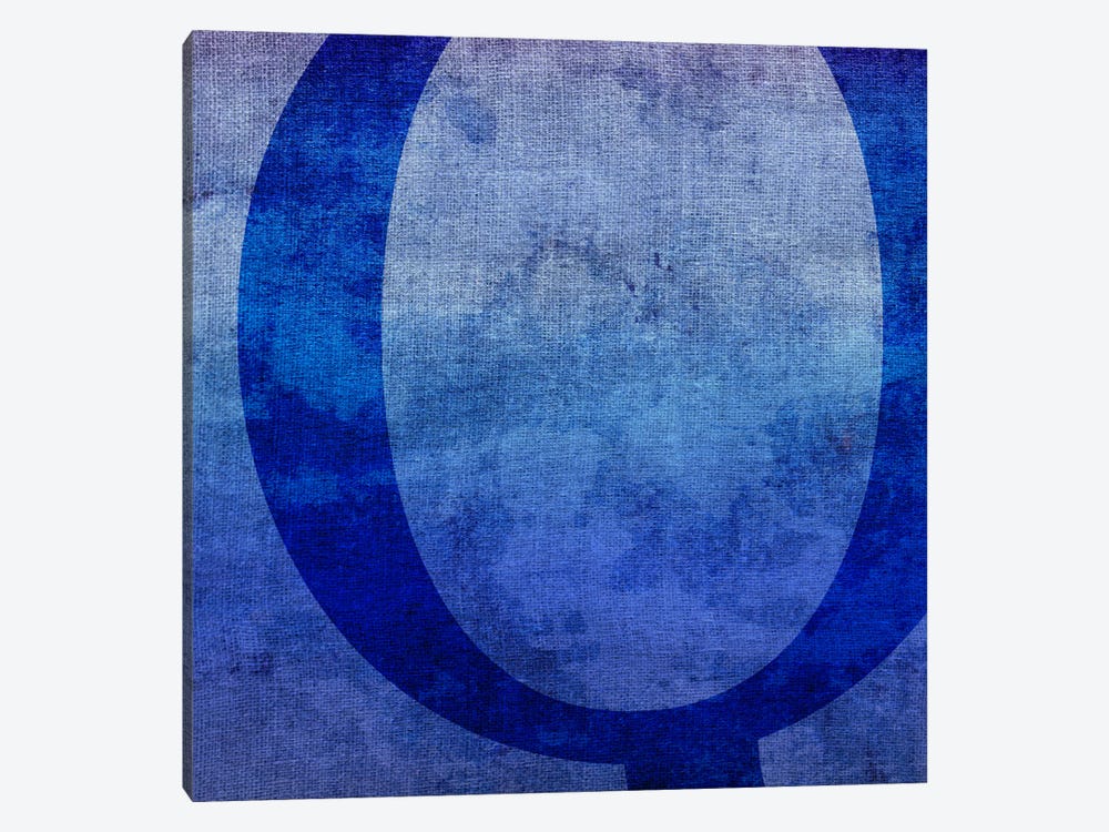 Q-Blue To Purple Stain by 5by5collective 1-piece Canvas Art
