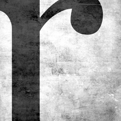 R-B&W Scuff by 5by5collective canvas print