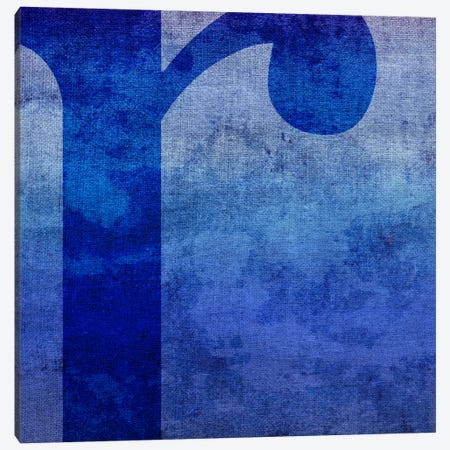 R-Blue To Purple Stain Canvas Print #TOA379} by 5by5collective Canvas Artwork